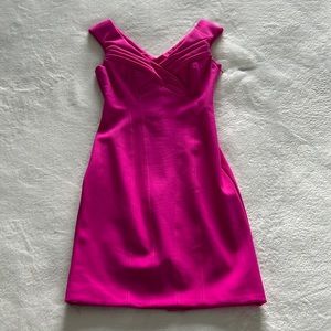 Laundry dress in this seasons “hot” color - magenta pink. Size 2.